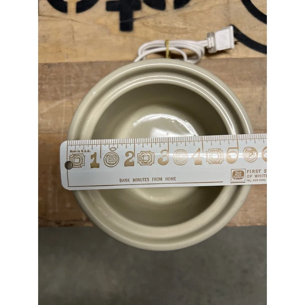 Rival Crockpot - Little Dipper - Pastel Floral Design - Vintage 1991 -‎ No Lid